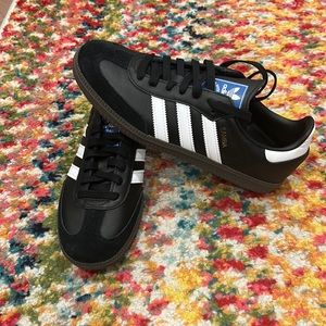 Black and White Adidas Sambas EU 40 / W9